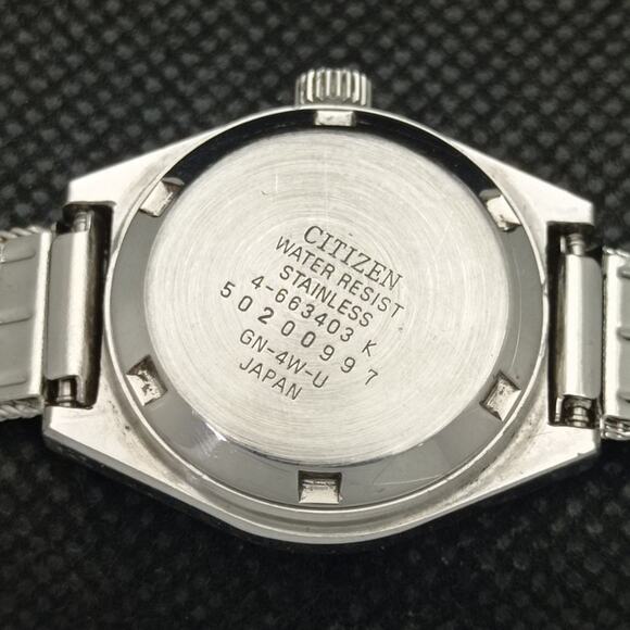 Vintage 1987 Citizen Automatic Womans Silver Watch W/daydate & Gold accents - Picture 8 of 8